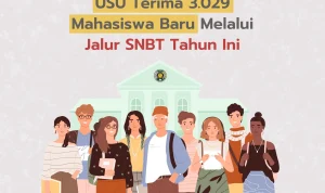 USU Terima 3.150 Mahasiswa Baru Melalui Jalur SNBT, Ini Informasi Lengkapnya