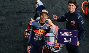 Veda Ega Pratama Raih Pujian Manajer Honda Team Asia Setelah Finis Keempat di Moto3 Prancis