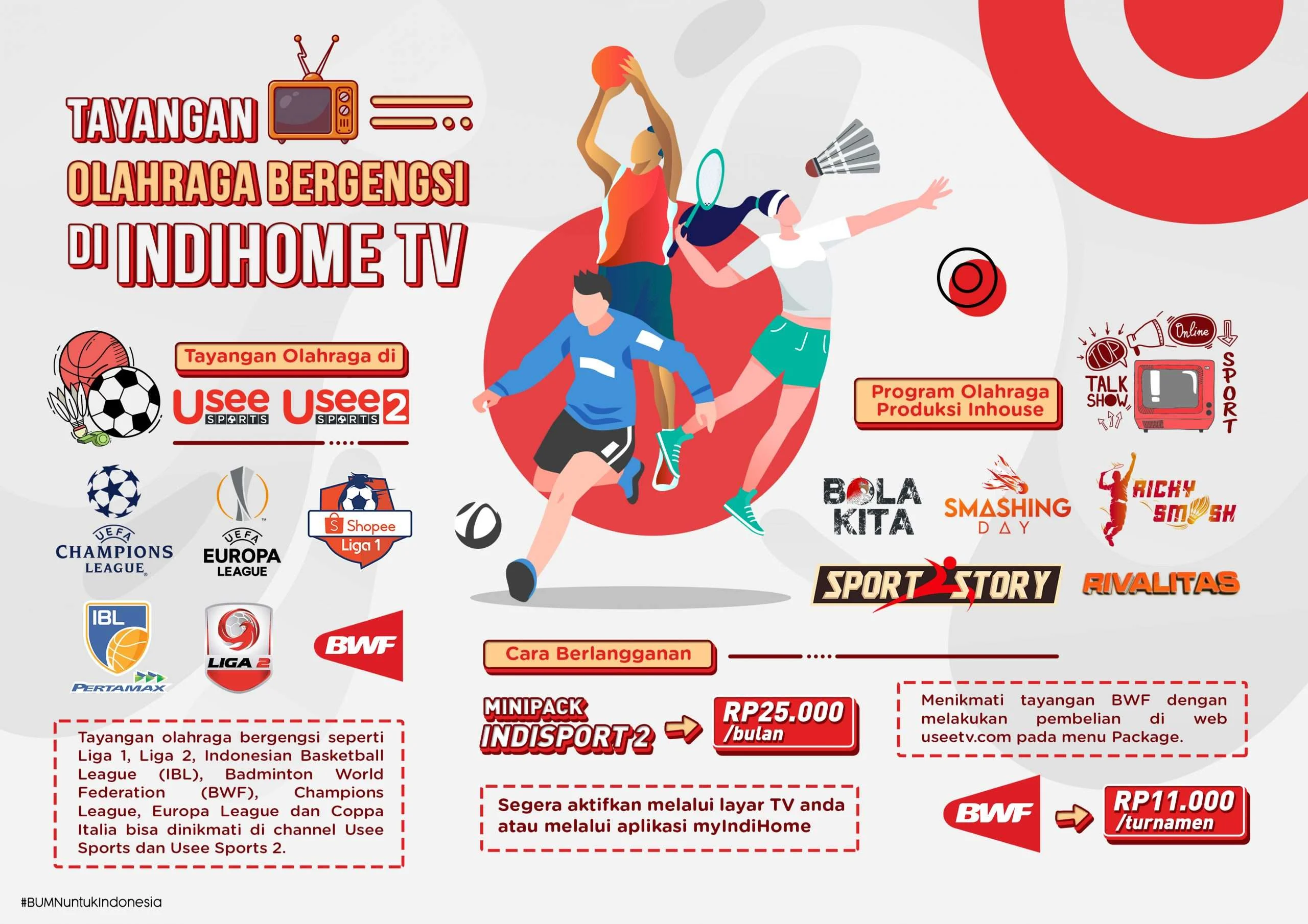 Vidio Hadirkan Berbagai Pertandingan Olahraga Bergengsi