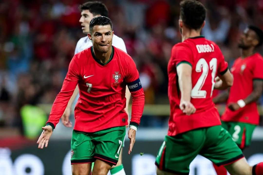 Diogo Dalot dan Cristiano Ronaldo Bintang Portugal di Piala Dunia 2026