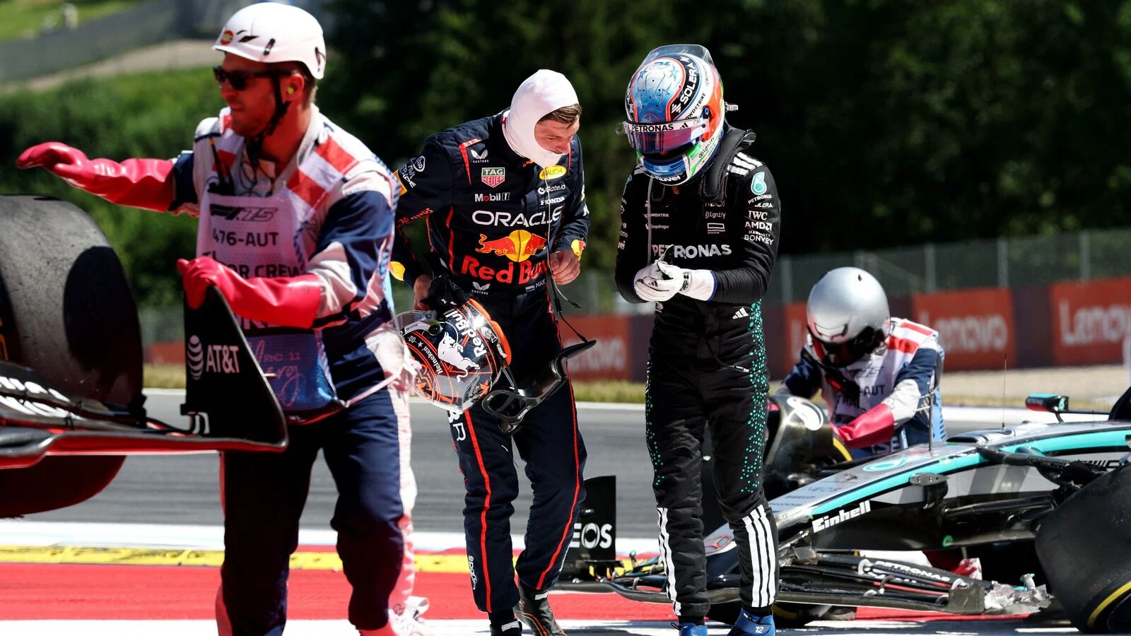 F1 Live: George Russell Menang di Austrian Grand Prix, Max Verstappen dan Kimi Antonelli di Posisi Dua dan Tiga