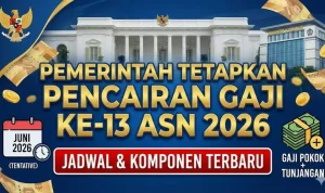 Gaji Ke-13 Tahun 2026 Sudah Cair, 5,5 Juta ASN dan Pensiunan Terima Rp24 Triliun