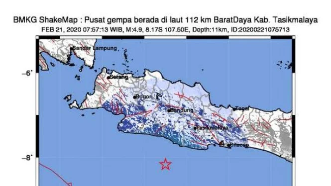 Gempa Mengguncang Indonesia: Padangsidimpuan, Tasikmalaya, dan NTB Terkena Dampak