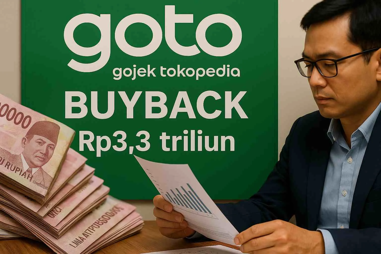 GoTo Gojek Tokopedia (GOTO) Luncurkan Program Buyback Saham Rp3,5 Triliun