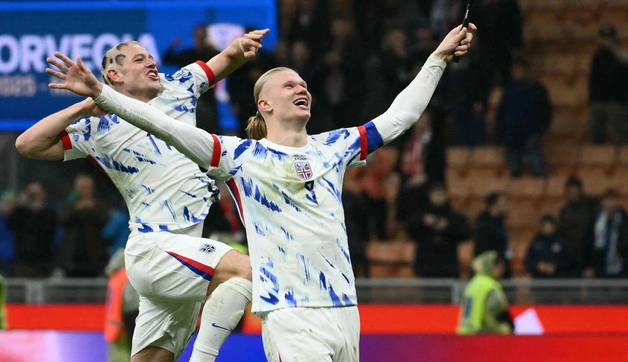 Haaland Tampil Mengkilap, Norwegia Taklukkan Iraq 4-1 di Piala Dunia