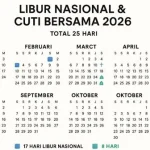 Hari Ini Tanggal Merah? Cek Jadwal Libur Nasional dan Cuti Bersama 2026