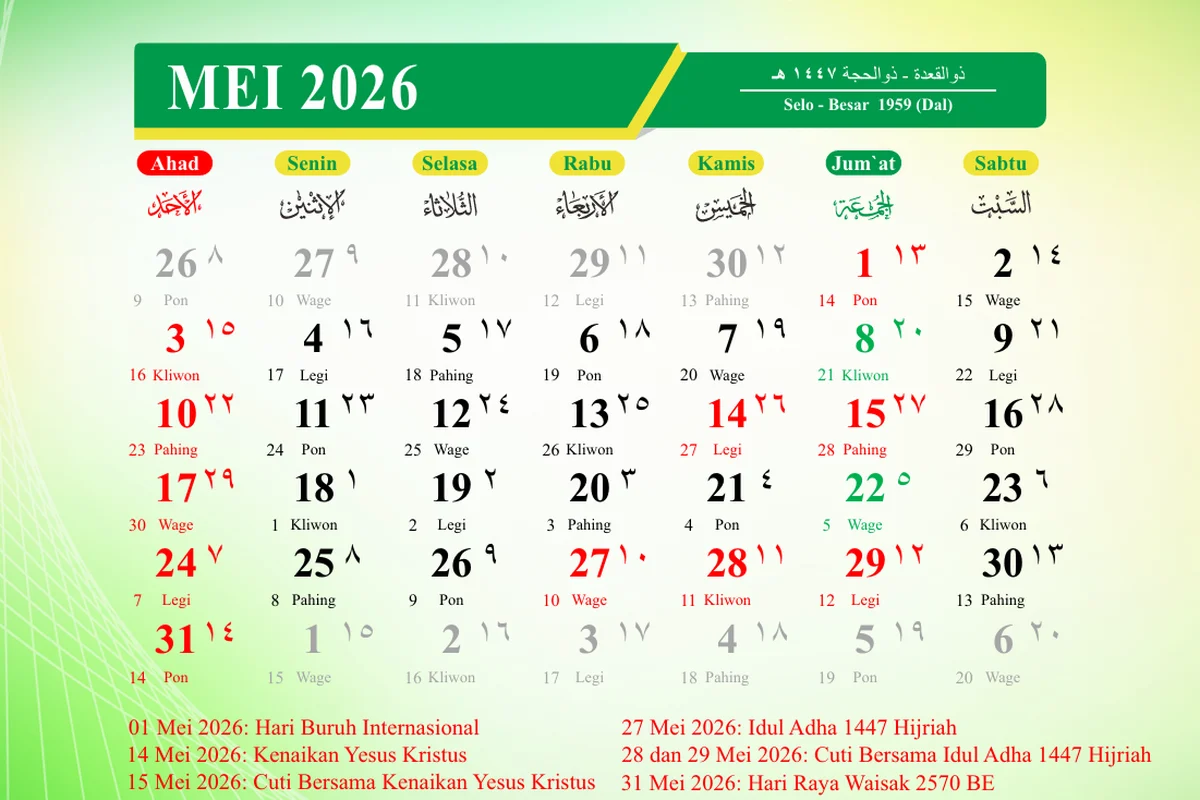 Idul Adha 2026: Tanggal, Takbir, dan Informasi Lainnya