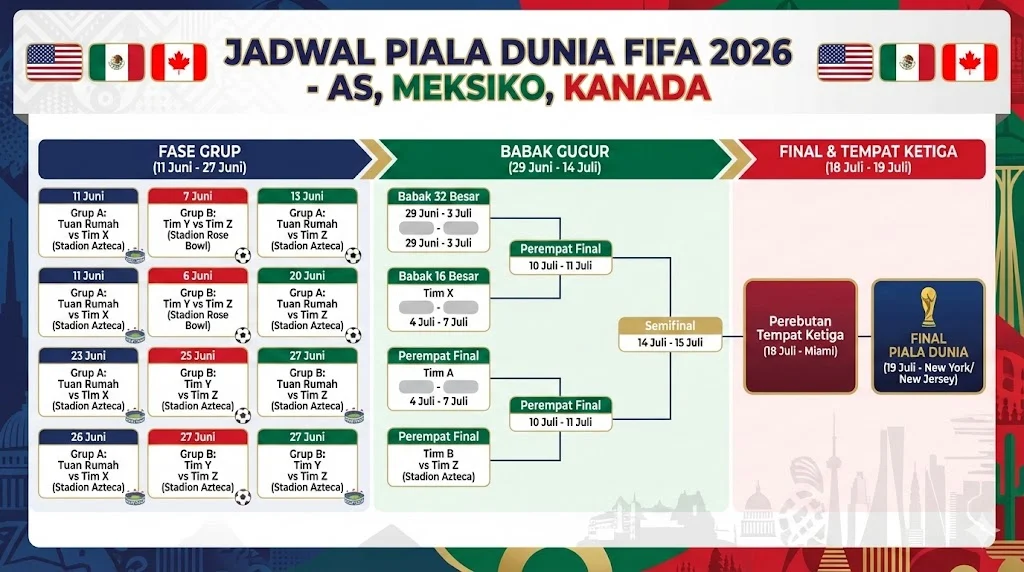 Jadwal XXI dan Piala Dunia 2026: Film Terbaru dan Pertandingan Sepak Bola