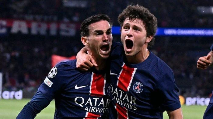 Joao Neves dan PSG Torehkan Sejarah di Liga Champions