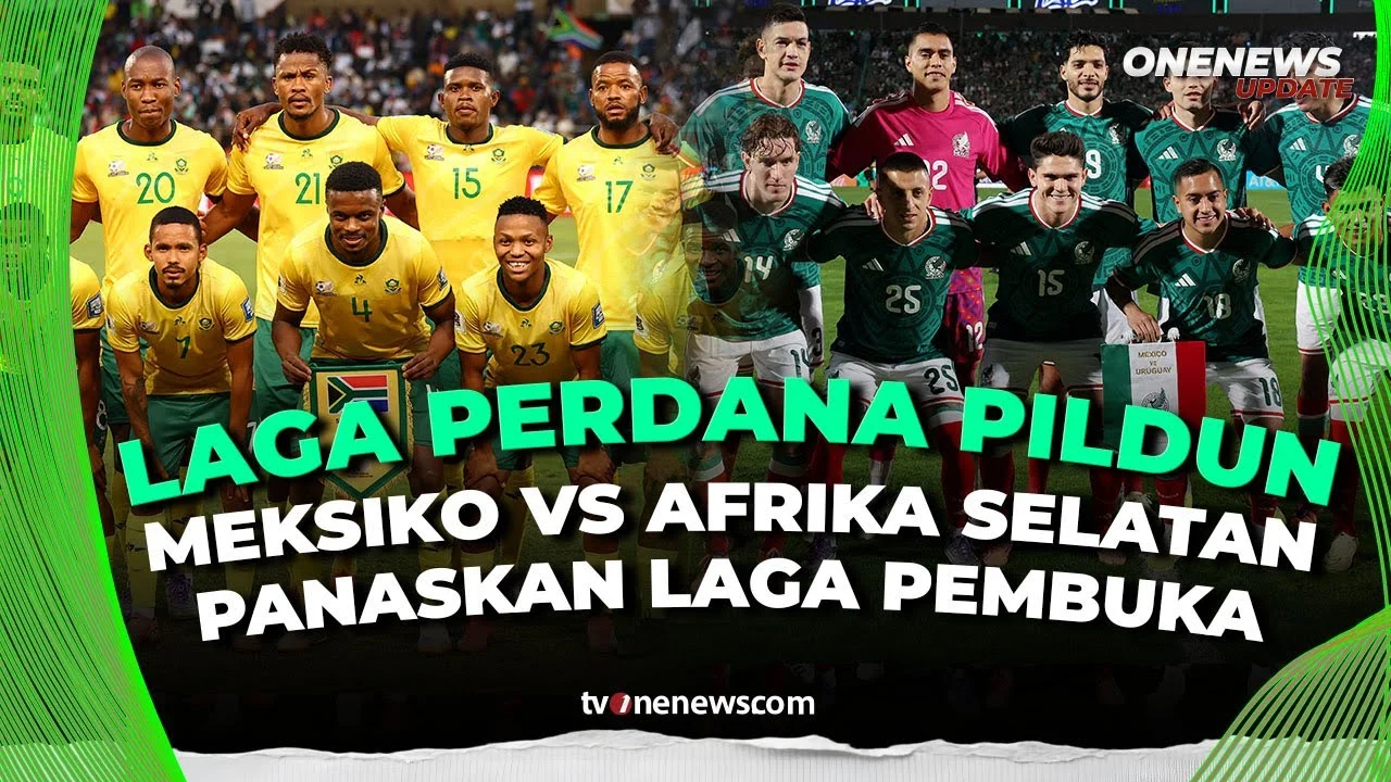 Meksiko Siap Menghadapi Afrika Selatan dalam Laga Pembuka Piala Dunia 2026