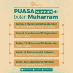 Muharram: Bulan Penuh Berkah dan Keutamaan, Ini Niat Puasa Muharram dan Amalan-Amalannya
