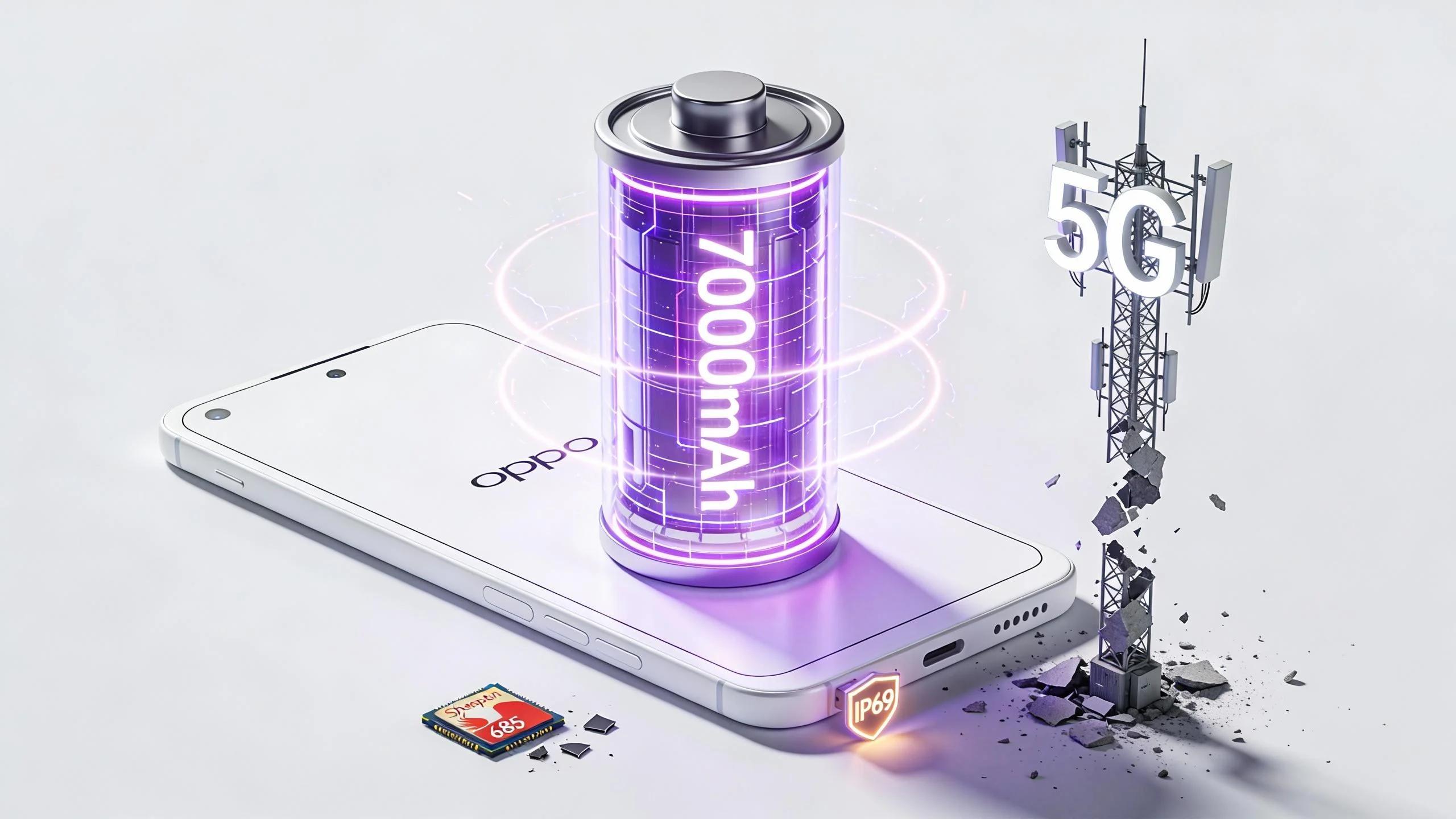 Oppo A6C: Ponsel Kelas Menengah dengan Baterai 10.000mAh