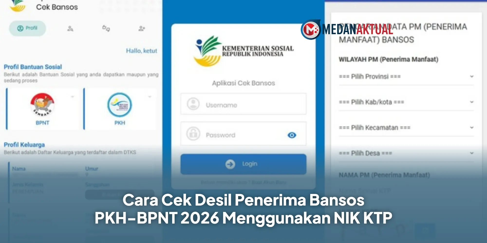 Pemerintah Salurkan Bansos PKH BPNT 2026, Cek Nama Penerima Pakai NIK KTP