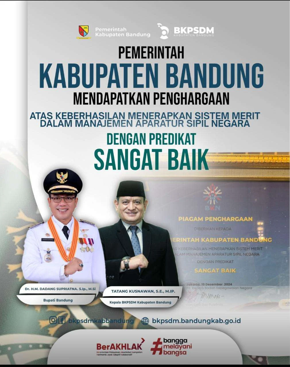 Pemkab Badung Raih Penghargaan BKN, Ini Prestasi dan Harapan Masyarakat