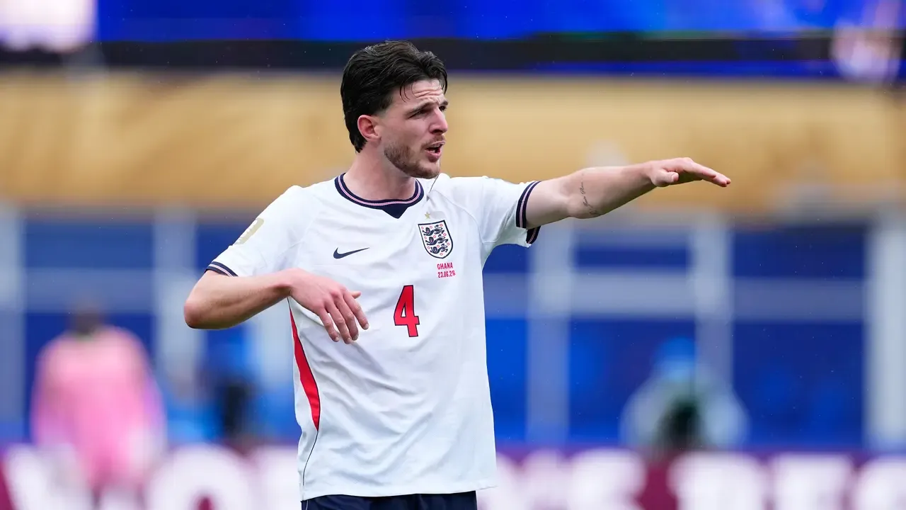 Pertandingan Inggris vs Ghana Berakhir Imbang, Declan Rice Minta Tim Tetap Positif