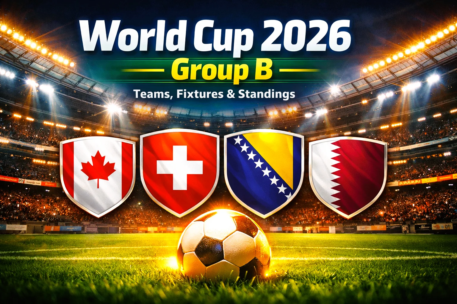 Pertarungan Sengit di Group B: Switzerland dan Canada Berebut Posisi Teratas di FIFA World Cup 2026