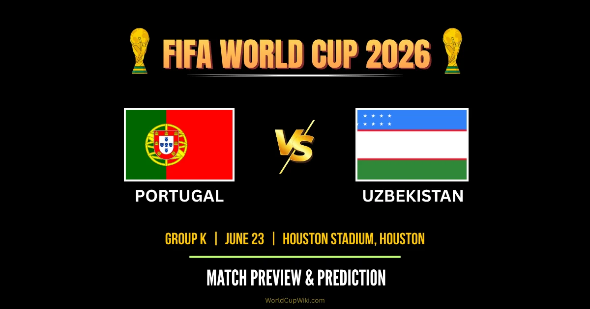 Pertarungan Sengit Portugal vs Uzbekistan di Piala Dunia 2026