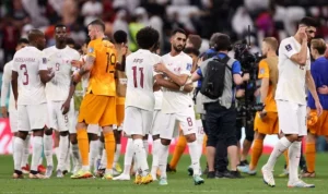 Qatar Raih Poin Pertama di Piala Dunia Setelah Miro Muheim Skor Own Goal