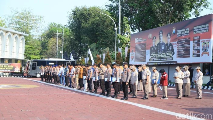 Ratusan Calon Warga PSHT Dilantik Saat Suroan, Polres Gresik Siaga Satu