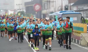 Ratusan Pelari Padati Istana Siak, Kapolres Lepas Road To Riau Bhayangkara Run 2026