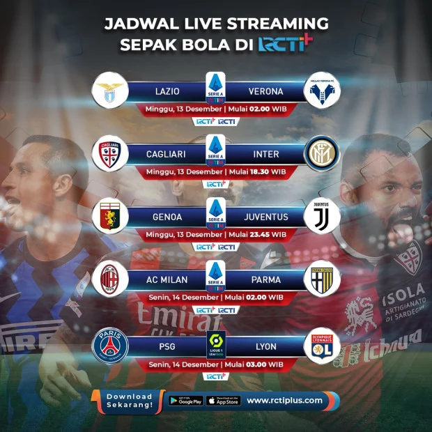 RCTI Streaming dan Jadwal Pertandingan Sepakbola: Informasi Terbaru dan Terlengkap