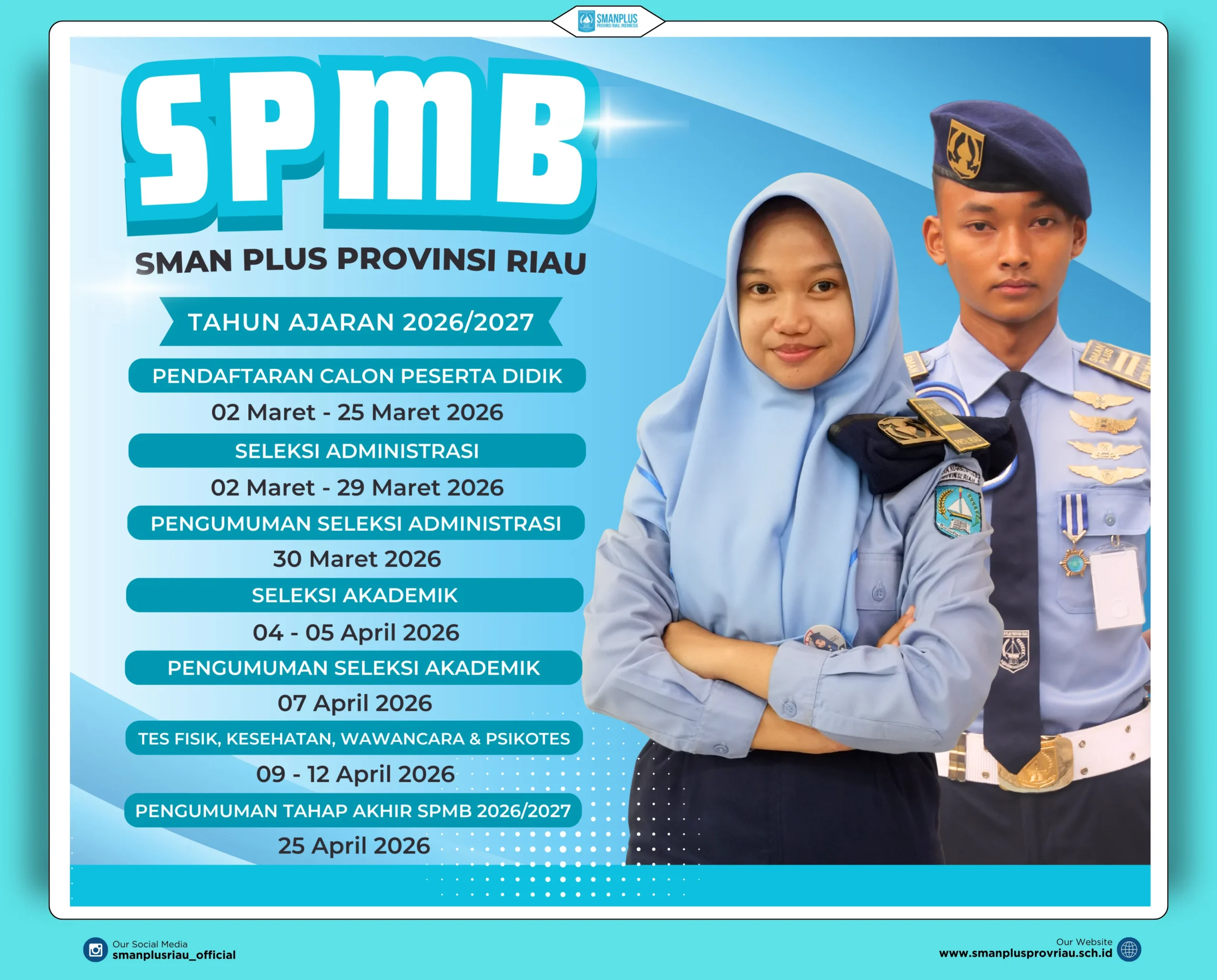 Riau Siap Menghadapi Tahun Ajaran Baru: Pendaftaran SPMB dan SBMPS Dibuka