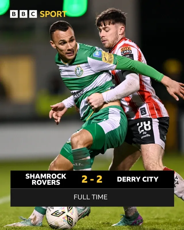 Shamrock Rovers vs Derry City: Pertarungan Sengit di Liga Irlandia
