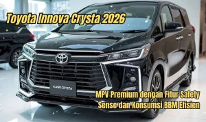 Toyota Innova Crysta: Update Terbaru dengan Fitur Premium dan Desain yang Lebih Elegan