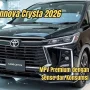 Toyota Innova Crysta: Update Terbaru dengan Fitur Premium dan Desain yang Lebih Elegan