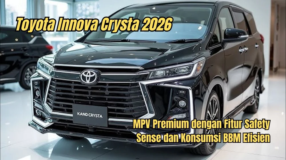 Toyota Innova Crysta: Update Terbaru dengan Fitur Premium dan Desain yang Lebih Elegan