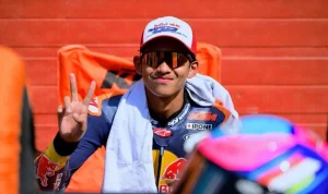 Veda Ega Pratama Tampil Ganas di Moto3 Italia 2026, Aksi Pembalap Muda Ini Menghebohkan