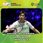 Victor Lai: Pemain Muda Kanada yang Membuat Sejarah di Indonesia Open 2026