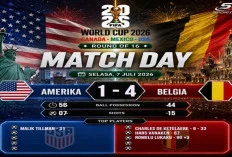 Amerika Serikat Tersingkir dari Piala Dunia 2026, Belgia Menang 4-1