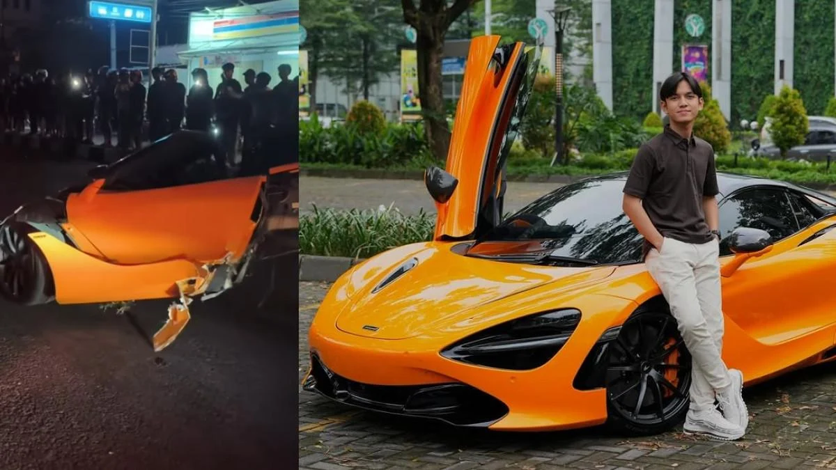 Andra ST dan Robby Pantjoro Selamat dari Kecelakaan McLaren 720S di Sukoharjo