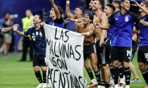 Argentina Hadapi Sanksi FIFA Atas Spanduk Falkland