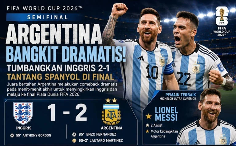 Argentina Siap Hadapi Spanyol di Final Piala Dunia 2026