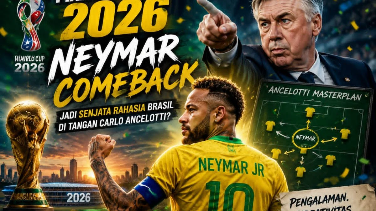 Brazil Gagal di Piala Dunia 2026: Ancelotti dan Neymar Menjadi Sorotan