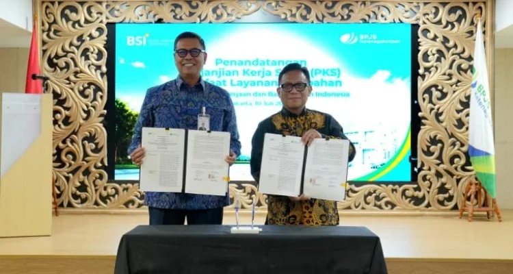 BSI dan BPJS Ketenagakerjaan Luncurkan KPR Syariah dengan Angsuran Tetap hingga 30 Tahun