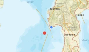 Gempa M4.7 Guncang Polewali Mandar, Getaran Terasa di Makassar dan 7 Wilayah Lainnya