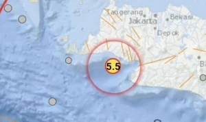 Gempa Magnitudo 5,5 Guncang Banten, BMKG: Tidak Berpotensi Tsunami