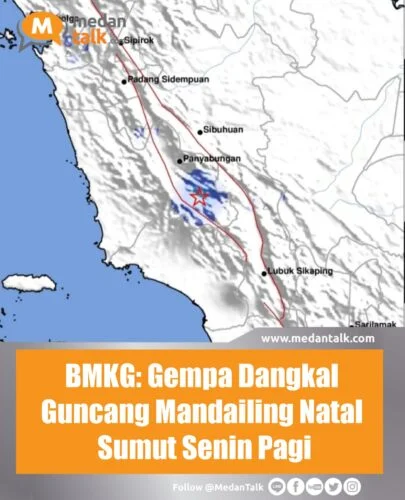 Gempa Medan: Guncangan Gempa Bumi di Mandailing Natal dan Gayo Lues, Berikut Informasi Terbaru