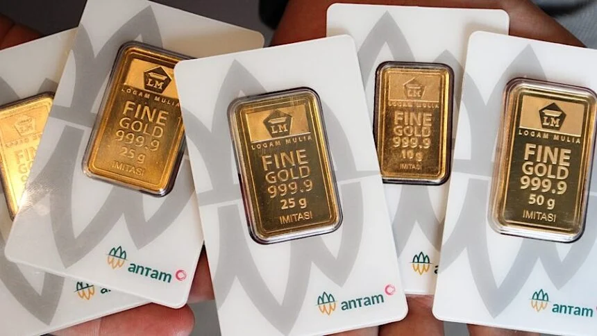 Harga Emas Antam Meningkat, Capai Rp2,635 Juta per Gram