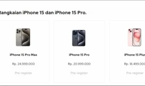 Harga iPhone 15 dan Seri Lainnya di Indonesia Mengalami Kenaikan, Sementara Apple Uji Chip Memori DRAM Buatan China