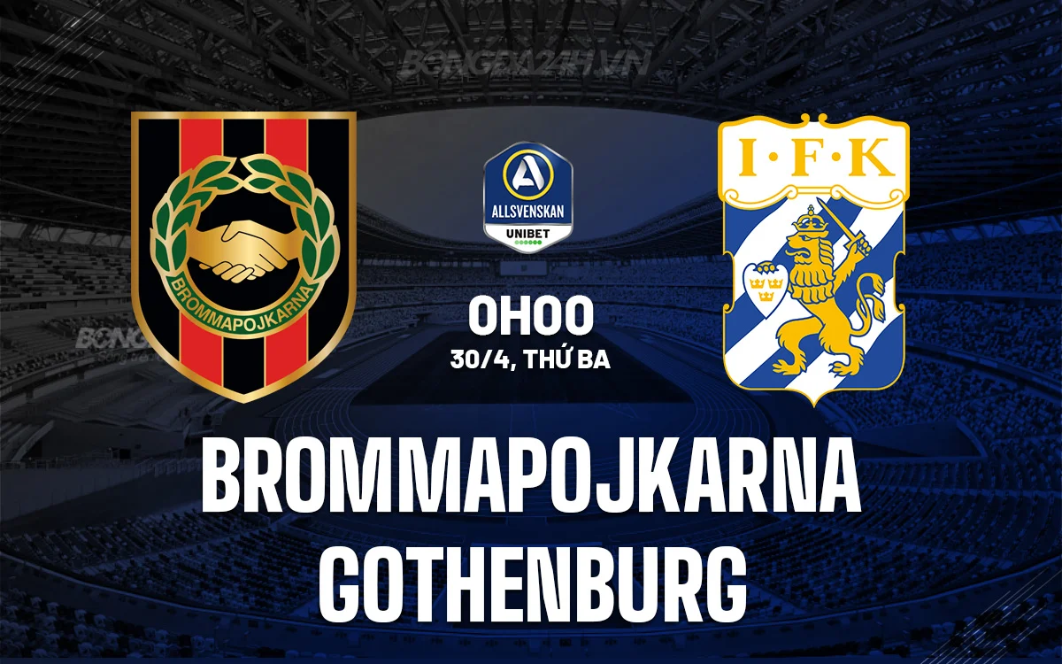 IFK Goteborg Raih Kemenangan Penting atas Brommapojkarna