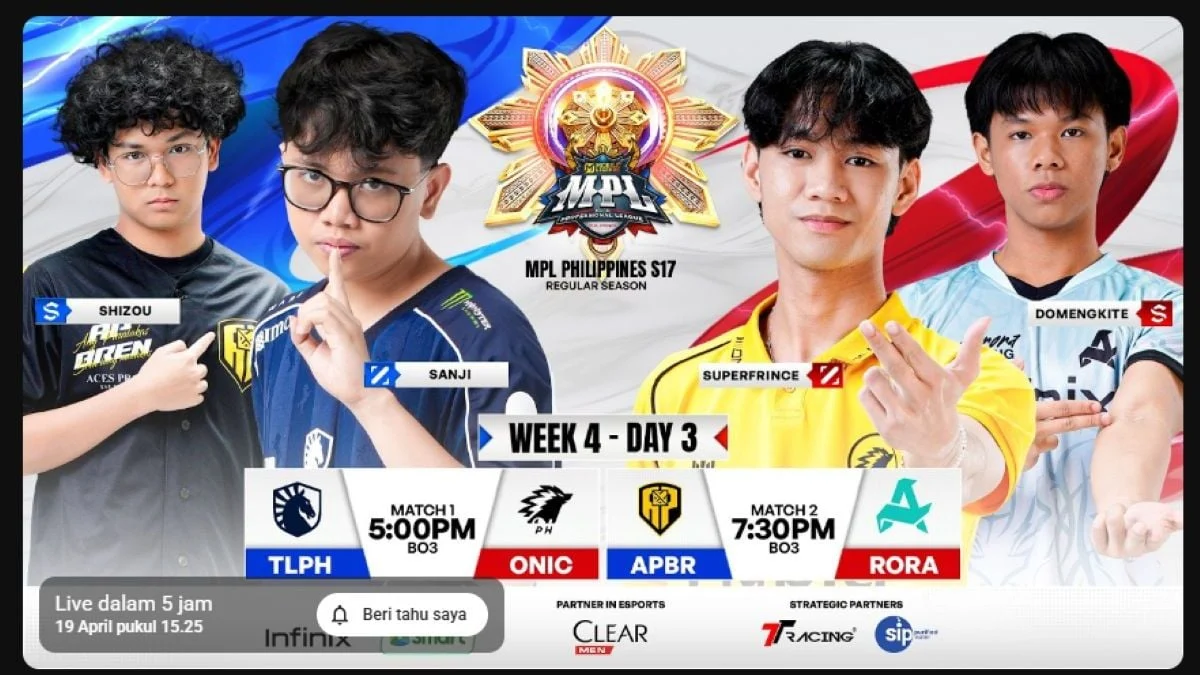 Jadwal MSC 2026 Hari Ini: ONIC Esports Hadapi Aurora Gaming