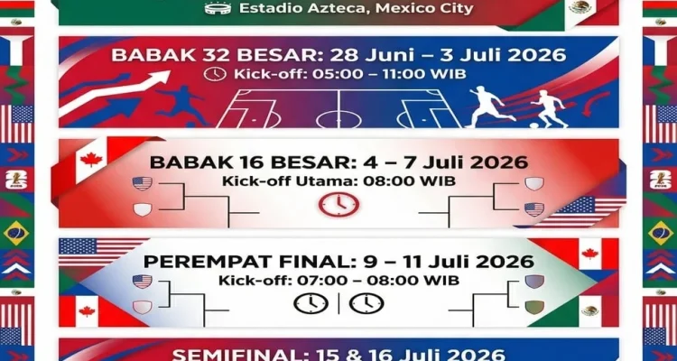 Jadwal Piala Dunia 2026 di Hari Minggu: Siap-Siap untuk Semifinal Jadwal Piala Dunia 2026 di Hari Minggu: Siap-Siap untuk Semifinal