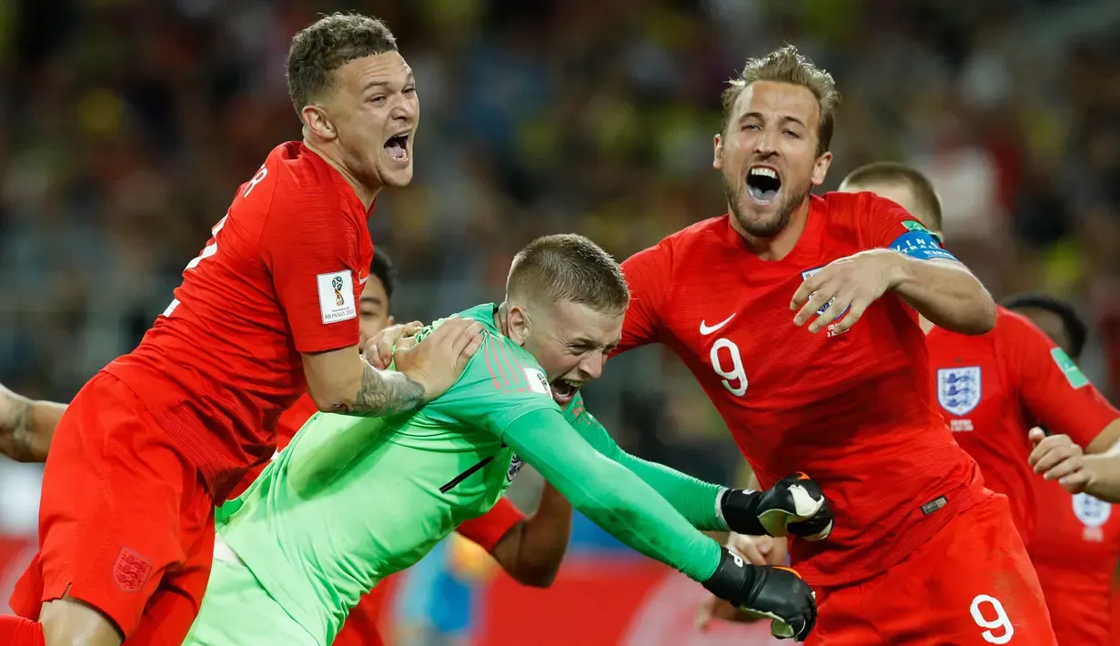 Jordan Pickford dan England Menang Melawan Mexico di Piala Dunia