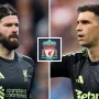 Juventus Incar Emiliano Martinez, Sementara Liverpool Ingin Pertahankan Alisson dan Alexis Mac Allister