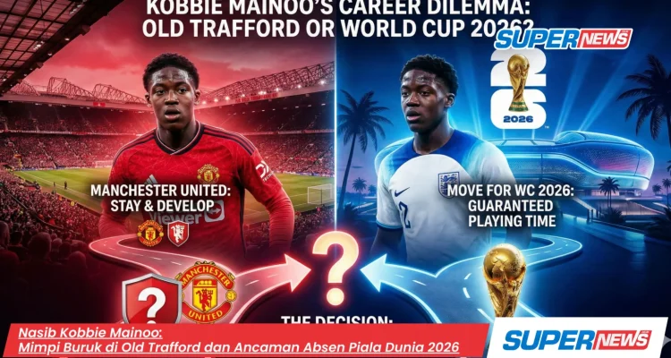 Kobbie Mainoo Siap Tantang Norwegia di Piala Dunia 2026