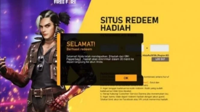 Kode Redeem FF Free Fire Terbaru Selasa 30 Juni 2026, Klaim Hadiah Premium Secara Gratis